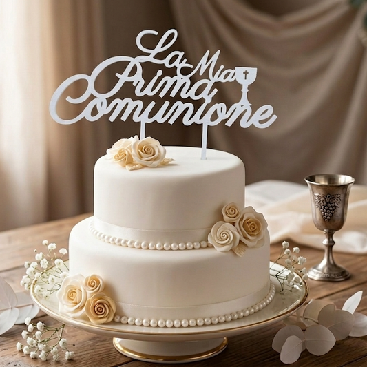 Cake Topper Personalizzato – Dimensioni max. 20 cm – Compleanno, Eventi e Cerimonie