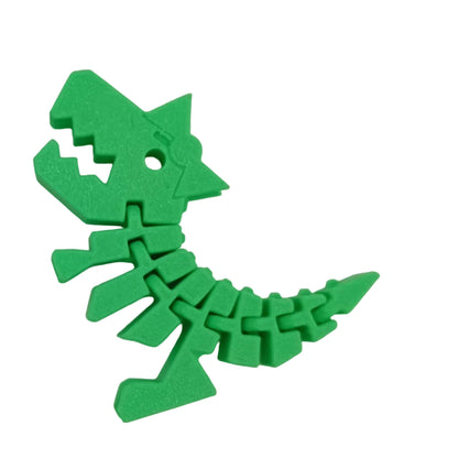 Flexy Toy - T-Rex Skeleton Articolato Verdi