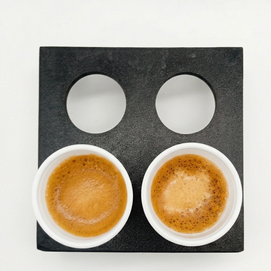 Vassoio Porta Bicchierini da Caffè Minimal 3D – Personalizzabile con Logo